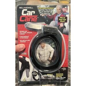 Bell + Howell Car Cane Portable Handle Seatbelt Cutter Window Breaker All In One